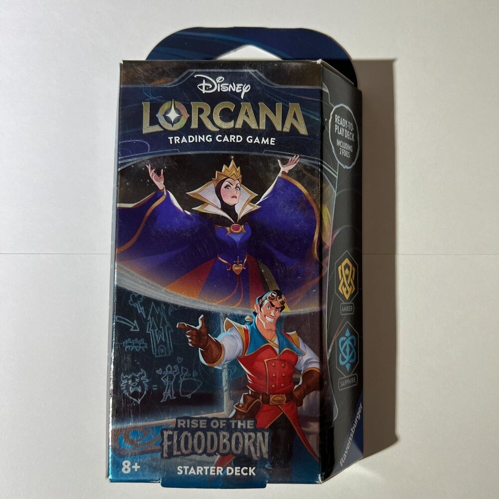 Disney Lorcana Trading Card Game Starter Deck Rise Of The Floodborn Sealed Ready